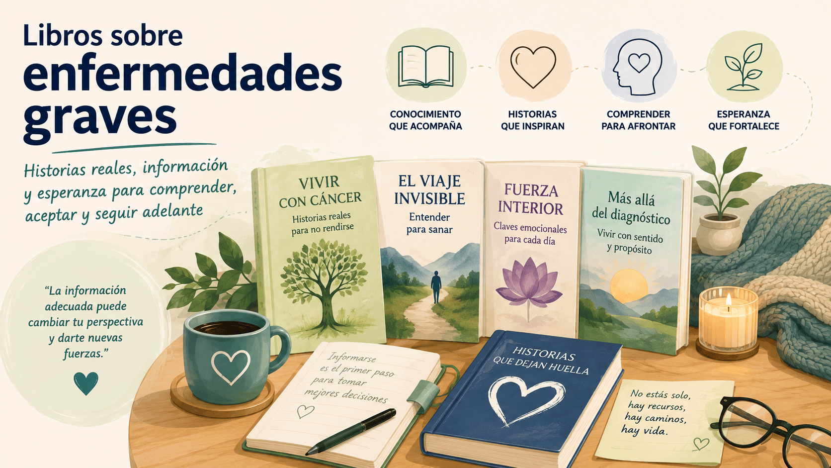 Libros sobre enfermedades graves