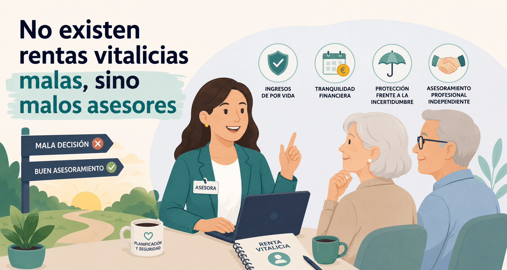No existen rentas vitalicias malas, sino malos asesores